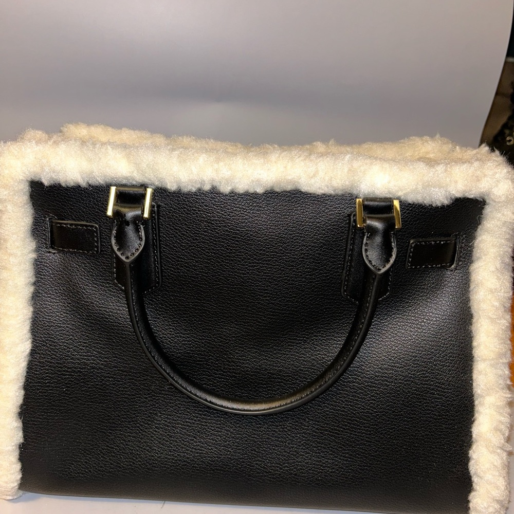 NWOT Michael Kors Hamilton sherling crossbody satchel - Picture 6 of 9